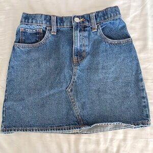 Girls Old Navy denim mini skirt 100% cotton